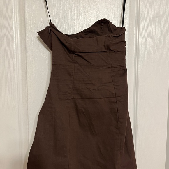 White fox strapless dress - Picture 2 of 3